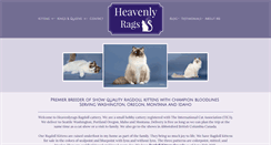 Desktop Screenshot of heavenlyrags.net